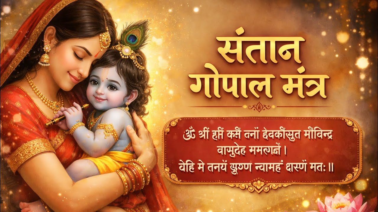 संतान प्राप्ति | गर्भ स्थिरता | मानसिक शांति | Santan Gopal Kripa🙏🏻