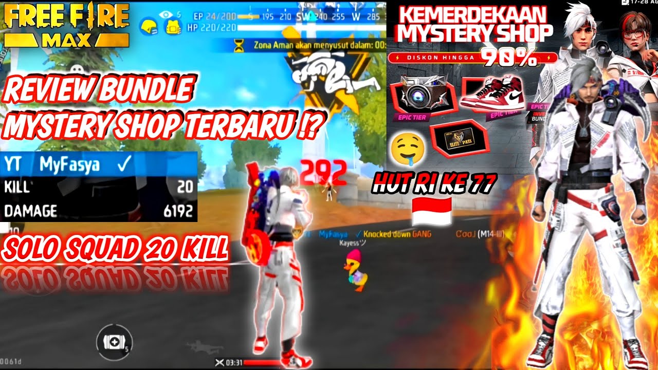 REVIEW BUNDLE MYSTERY SHOP TERBARU AUTO BOOYAH! 20 KILL SOLO VS SQUAD ...