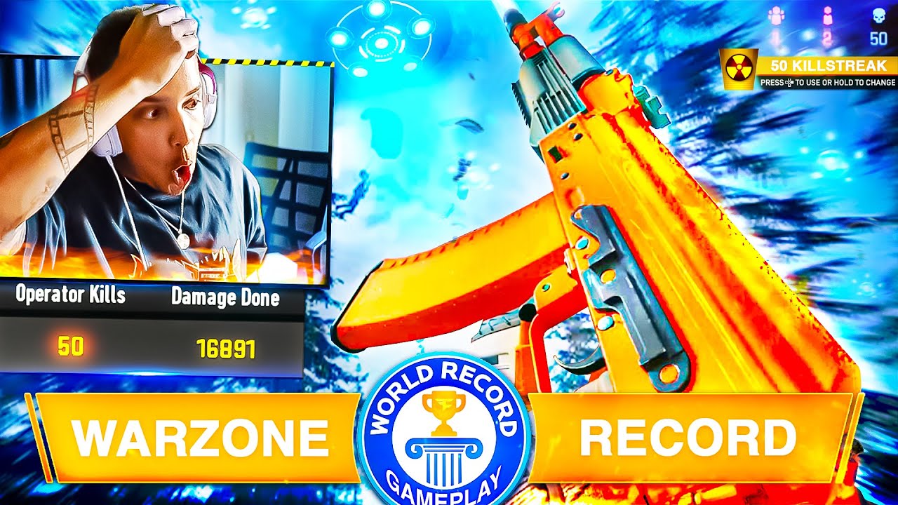 FINALLY.. I BROKE MY KILL RECORD in Warzone! - YouTube
