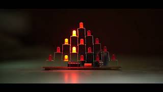 I Made a LED Pyramid Lighting Circuit.