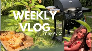 weekly vlog  majówka, przepisy na sałatki, balkon na wiosnę