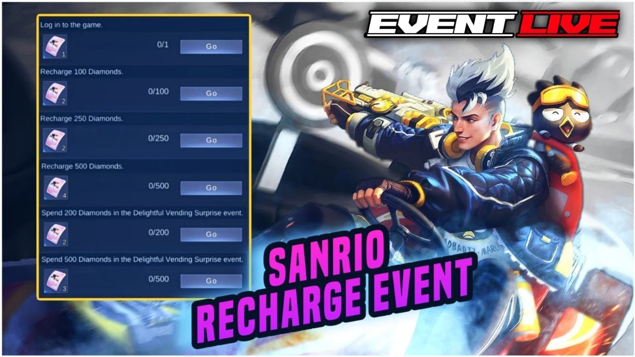 MOBILE LEGEND × SANRIO FREE TOKENS EVENT / GET FREE SANRIO SKIN