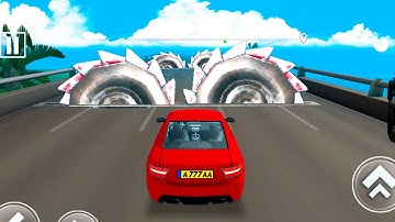 DEADLY RACE #4 Speed Car Bumps Challenge 3d Gameplay Android IOS