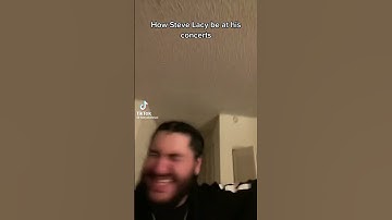 Steve lacy at his concerts like 💀 #stevelacy