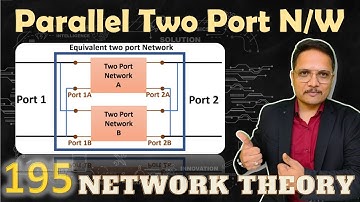 Parallel Connections of Two Port Networks | Network Theory | Engineering Funda