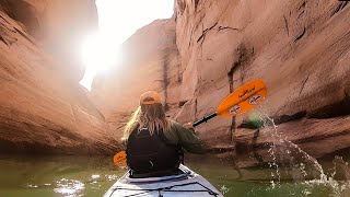 Kayaking and Hiking Alone in Antelope Canyon