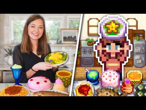 I Cooked ALL 80 Stardew Valley Recipes In Real Life