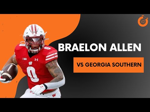 Braelon Allen vs Georgia Southern (2023)