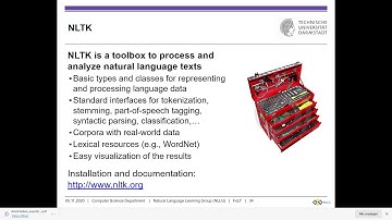 Foundations of Language Technology, Lecture 1, Part 3
