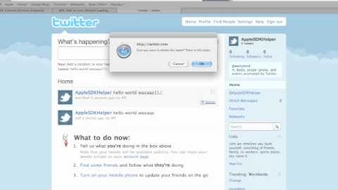 Xcode-My First App:Tweet