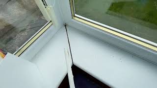 How to fix a loose window board in conservatory