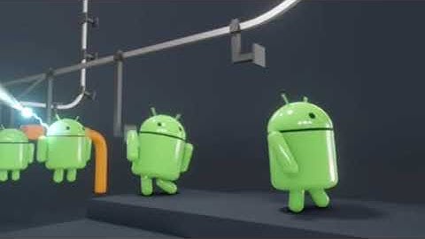 Android Logo Factory Animation