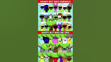 ANGRY GARNOLD BUT HAPPY MR TREE🔥🎶MIXD VERSION #viralshorts