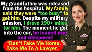 My Family Abandoned My Grandfather at the Hospital    Then He Whispered, “Take Me to My Lawyer ”…