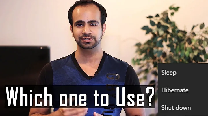 Sleep vs Hibernate vs Shutdown | What to Use and When?