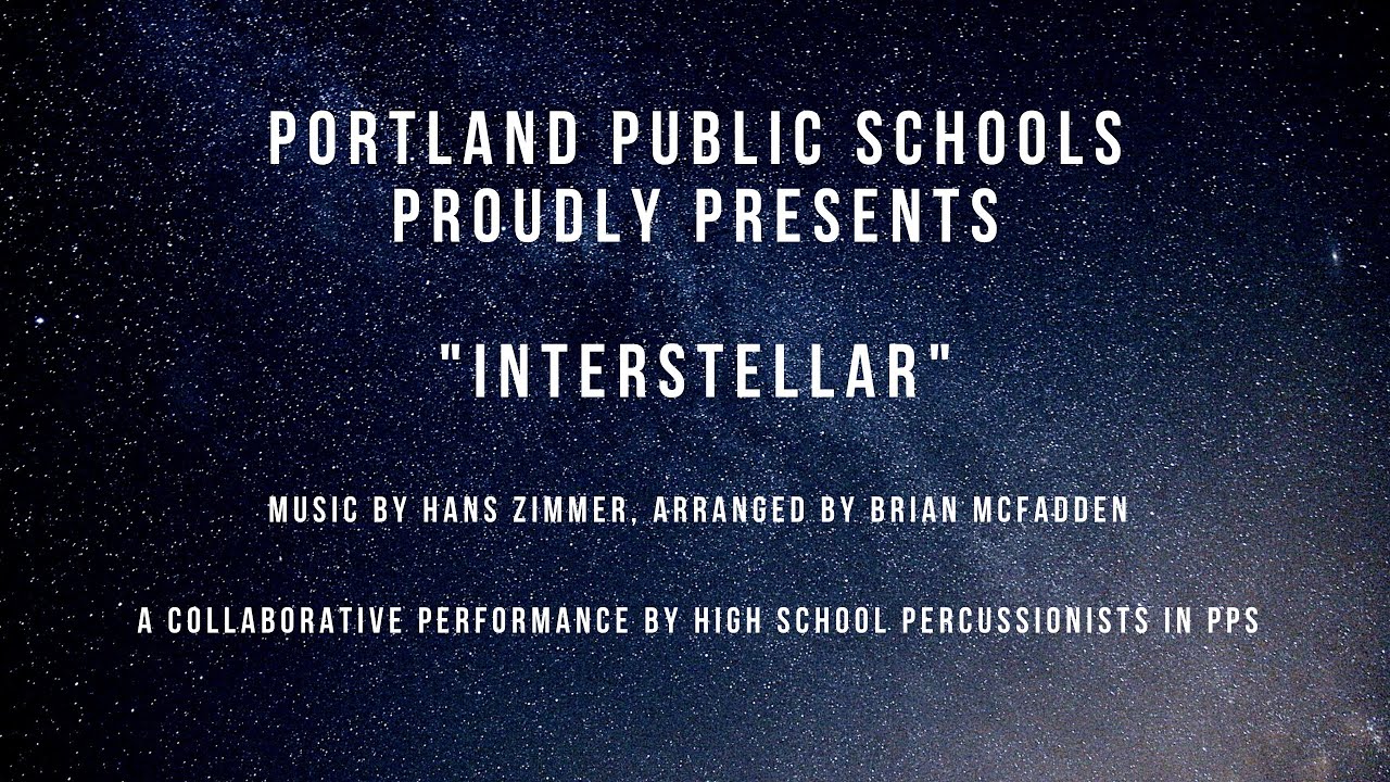 Interstellar Pps Percussion Ensemble Youtube