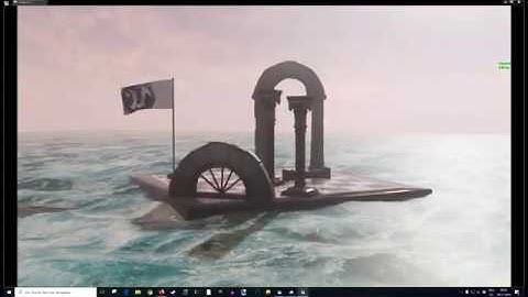 Unreal 4, Ocean Chess, RTX On, More Realistic GestnerWaves