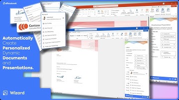Automatically Create Data Rich, Personalized Dynamic Documents & Presentations | officeatwork Wizard