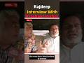 Rajdeep Interviewing Prashant Kishor #rajdeepsardesai #prashantkishor #jansurajparty #shortsvideo