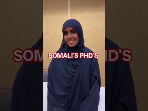 SOMALI'S WITH PHD'S