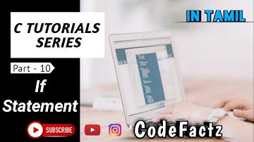 10 Control Statement (If statement) || C Tutorials (Tamil)