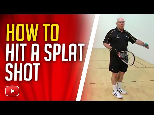 How to Hit a Splat Shot - Racquetball Tips from Coach Jim Winterton