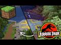 I Built The Jurassic Park Helipad In MINECRAFT!