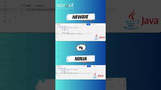 Java Coding: Newbie vs Ninja ⚔️ | Beginner vs Expert Programming Comparison 💻🔥