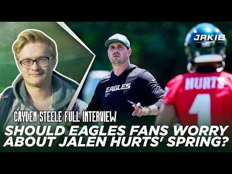 Cayden Steele BREAKS Down Eagles 2 Day Minicamp, The Offense's Poor Showing & Defensive Potential