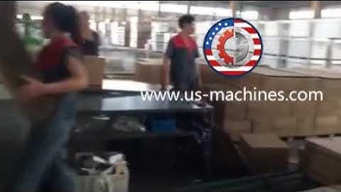 Big large size carton box case forming erecting  machine automatic empty box making equipment