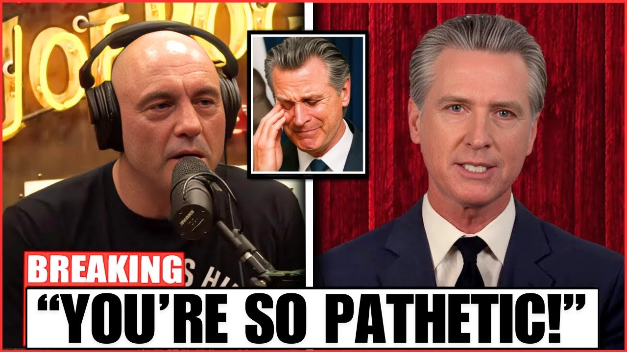 Joe Rogan Confronts Gavin Newsom on Live TV — Newsom Hits Back Hard ...