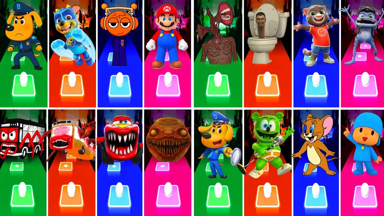 Siren Head All Friends videos Mearemix 🆚 Soongbob 🆚 Sheriff Labrador 🆚 Pocyou. 💥 Who Is The Best? 🤔