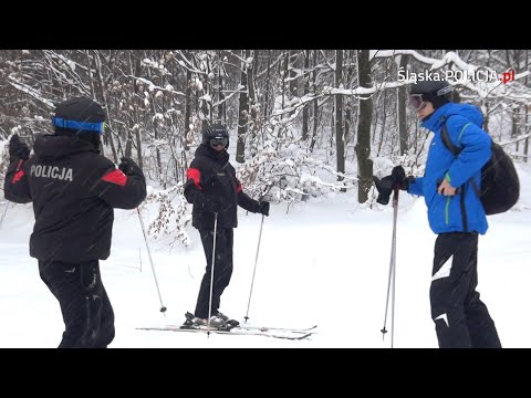 Ślaska Policja na stokach narciarskich