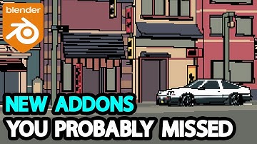 7 New Addons & Updates For Blender