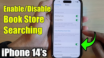 iPhone 14/14 Pro Max: How to Enable/Disable Book Store Searching