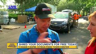 Operation Shredding happening at Westfield Citrus Park Mall