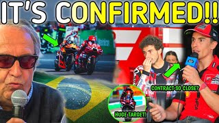 HUGE NEWS From Marquez & Bagnaia Bold Claim Ahead BrazilianGP Just Leaked! Pernat & Bezzechi Respons screenshot 4