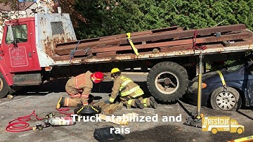 Vehicle extrication demonstration
