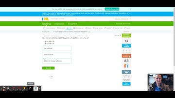 IXL CC.5 8th grade math Find the number of solutions to a system of equations UYM