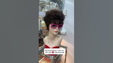 Tóc giả tém nữ trung niên tặng mẹ/ kiểu tóc giả trung niên lớn tuổi sang trọng/ tóc giả SỢI TÓC THẬT