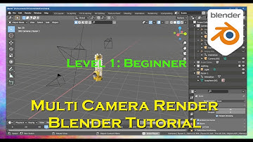 How to Setup Multi Camera Rendering in Blender Beginner Tutorial