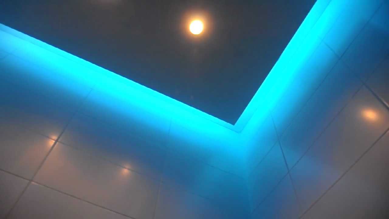Rgb verlichting verlaagd plafond youtube