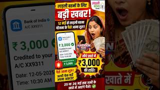 ladli Van Yojana ke paise a gaye hain breaking news #indianews #latestnews