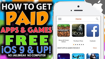 How to get paid apps free no jb/pc IOS