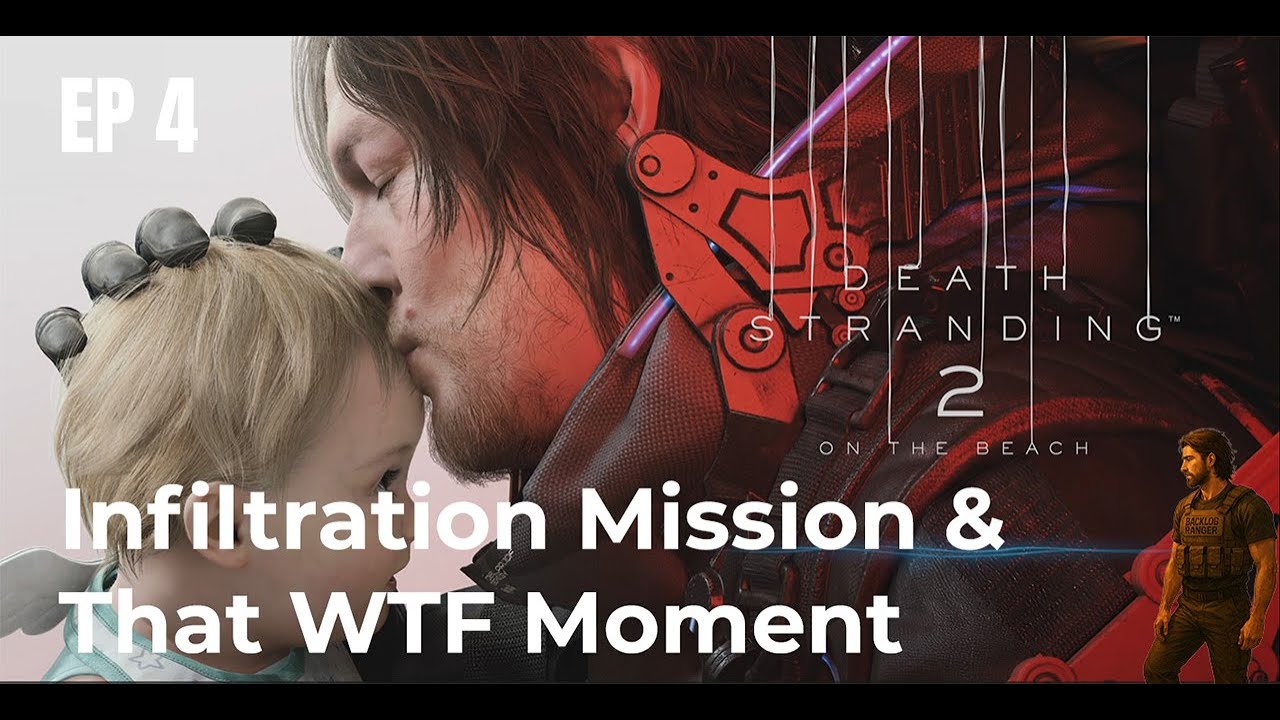 Death Stranding 2 (Ep 4) | Blind PS5 Pro Playthrough – Infiltration Mission & That WTF Moment