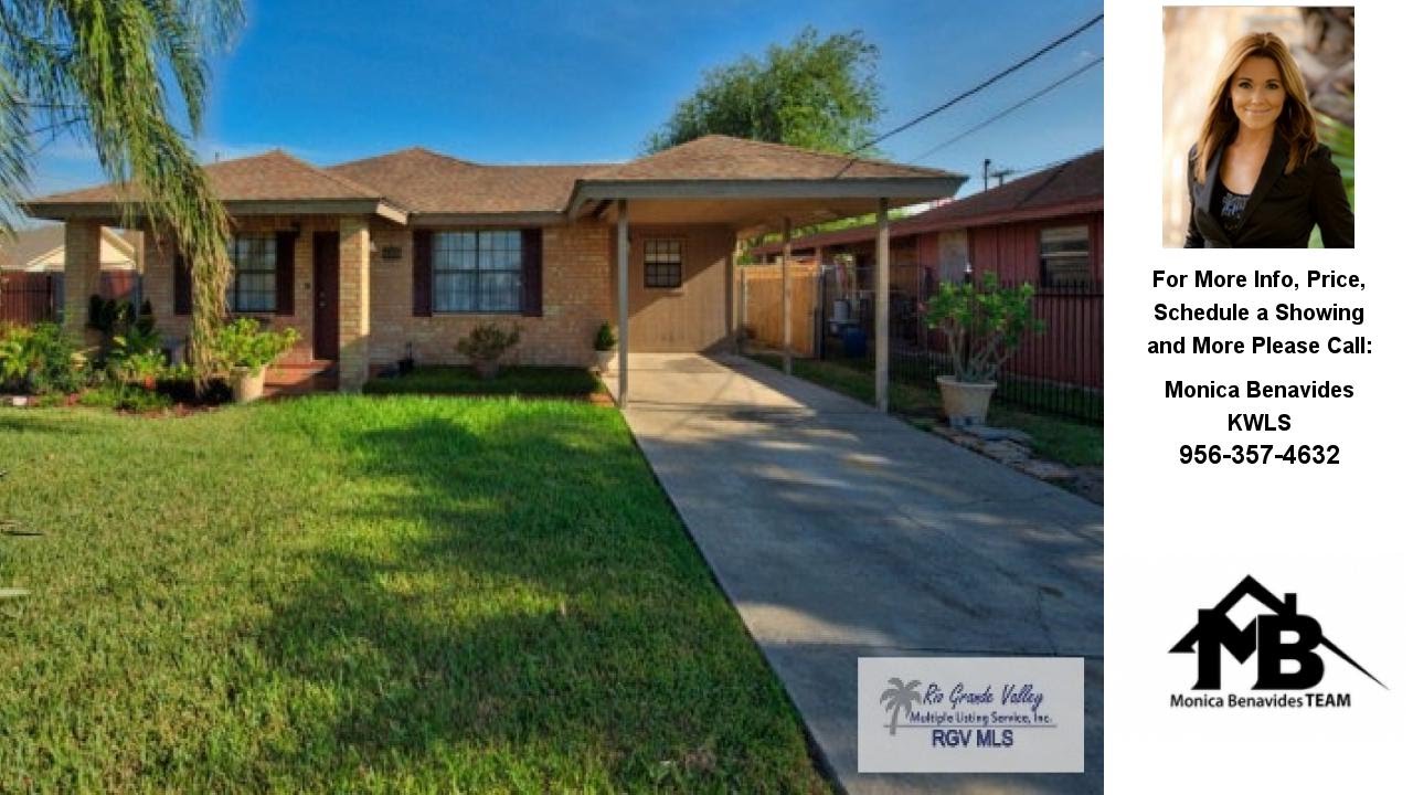 280 AVENIDA DEL SOL, BROWNSVILLE, TX Presented by Monica Benavides