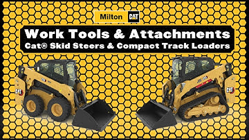Cat® Skid Steer and Compact Track Loaders | Work Tools & Attachments