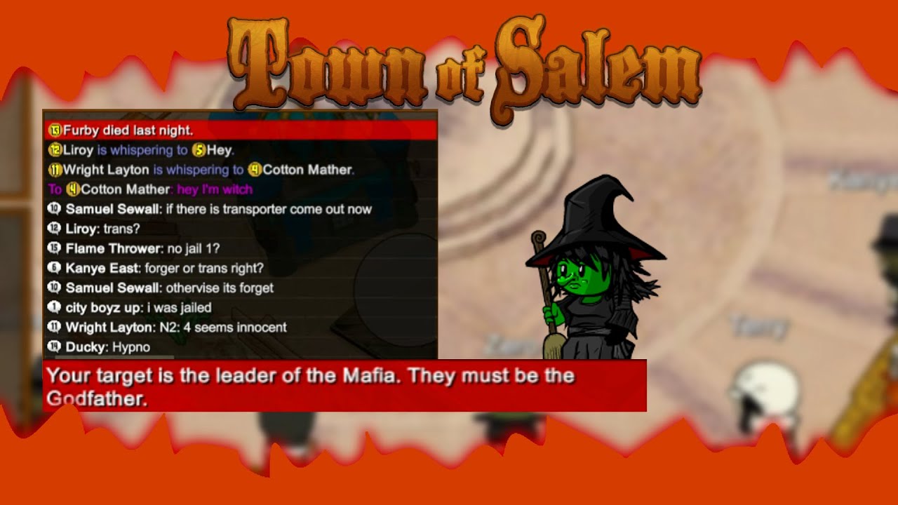 Town of Salem -- Godfather CARRIES Entire Mafia to Victory! [TOS / Gameplay  / Ranked Practice] 