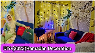 Decorate with me For Ramadan Prayer Corner/2023 DIY-Ramadan🌙Decor with My New SEVENTH HEAVEN 🛋Sofa😍