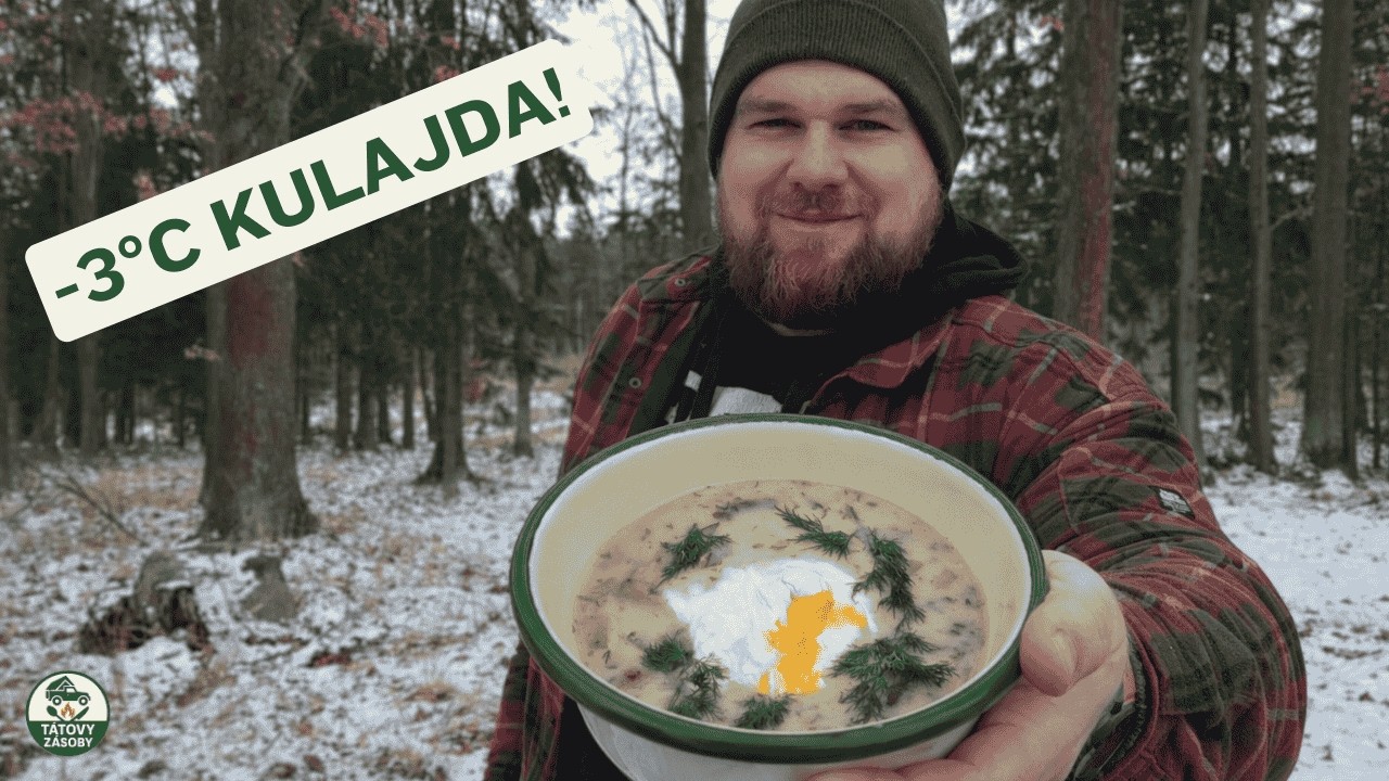 Kulajda v kufru auta: -3°C, sníh a zastřené vejce (TOP)